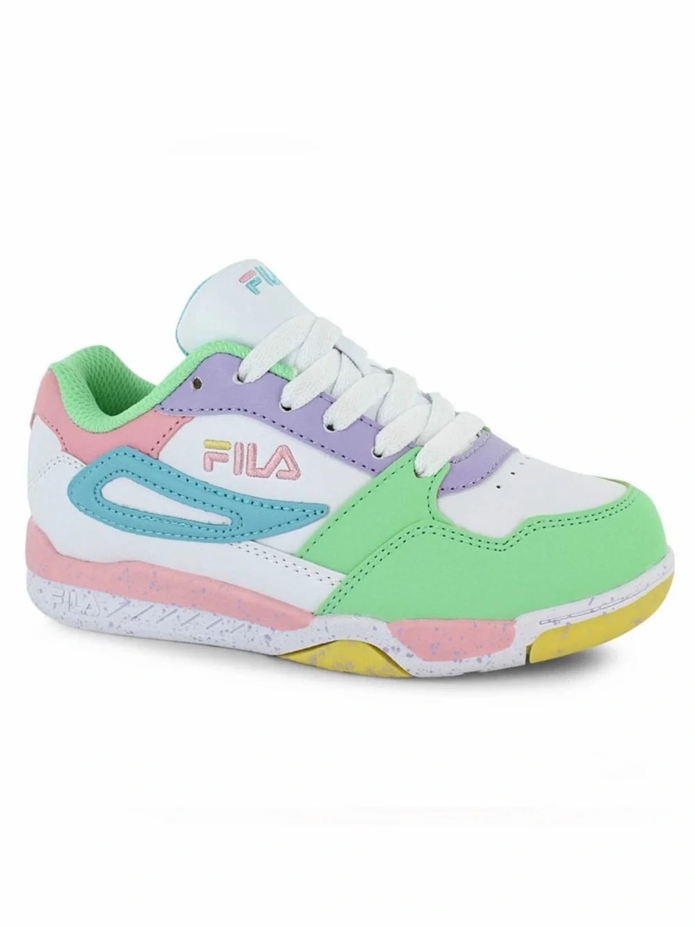 FILA Kids Pastel Green Pink Blue Athletic Chunky Sneaker
